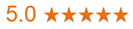 5 star reviews